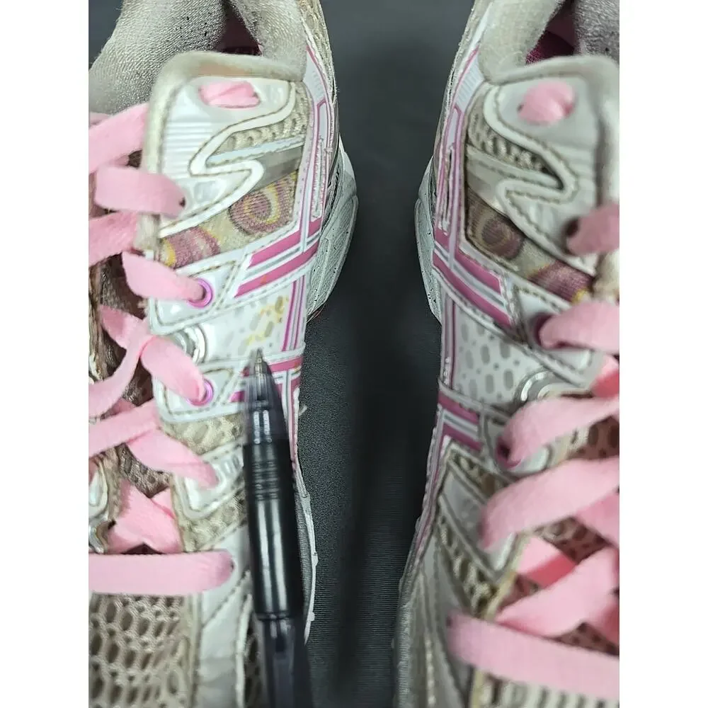 Asics Gel Kayano 16 Womens 9.5 Running Shoes Pink Silver White T050N - Picture 11 of 16